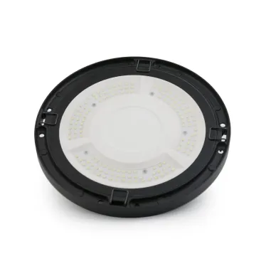 Светильник светодиодный промышленный ДСП 100 Вт 12000 лм 5000К AC 220В IP65 D230х88мм стекло угол 120 грд UFO Gauss