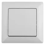 Выключатель Intro Solo 4-101-01 одноклавишный 10А-250В, IP20, СУ, белый