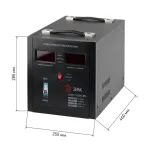 Стабилизатор напряжения переносной СНПТ-10000-РЦ цифвровой дисплей 90-260В/220В, 10000ВА