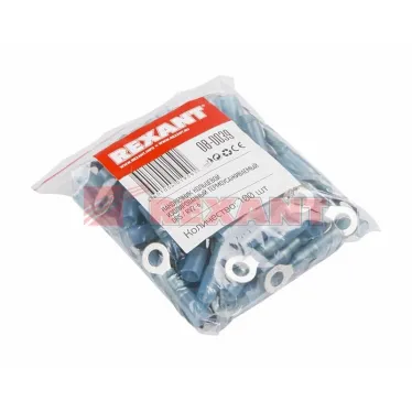 Наконечник кольцевой изолир термоусаживаемый 6.5 мм 1.5-2.5 кв мм (НКи-т 2.5-6 НКи-т2-6), REXANT