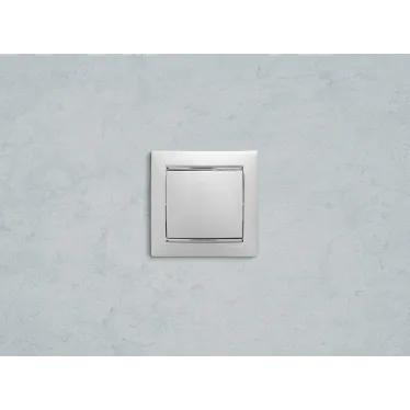 Выключатель одноклавишный, в рамку, белый