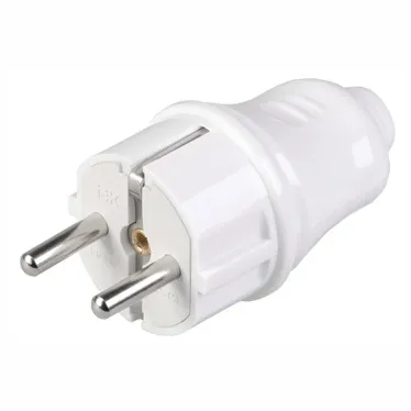 Евровилка прямая белая 16А