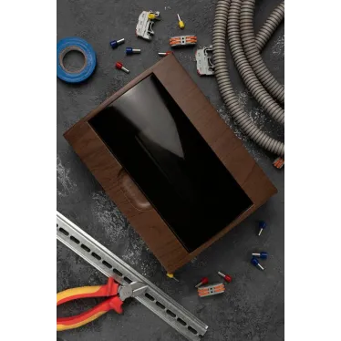 Щит распределительный навесной ЩРН-П-12 темное дерево IP41 PROxima