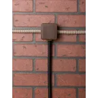 Коробка распаячная КМР-030-037 пылевлагозащищенная без мембранных вводов (73х73х49) тёмное дерево PROxima