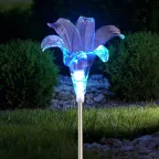 Светильник уличный Лилия на солнечных батареях садовый 75 см ERASF22-19 ЭРА