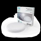 Светильник светодиодный ДБП 15 Вт 1100 лм 4000К AC 220В Белый IP40 круг D155х33мм Пластик ЖКХ с оптико-микроволновым датчиком движения HALL Gauss