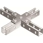 Пластина соединитель X-образный горячеоцинкованный