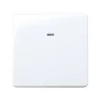 Выключатель однополюсный с подсветкой, 10А 250В, S27, белый