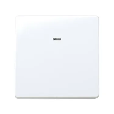 Выключатель однополюсный с подсветкой, 10А 250В, S27, белый