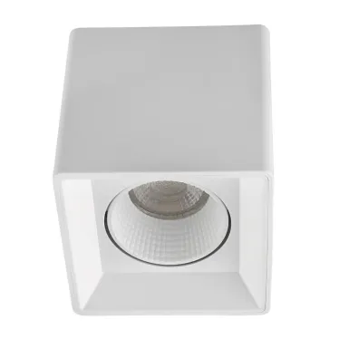 Светильник накладной IP20 10 Вт GU5.3 LED бел./бел. пластик DENKIRS DK3080-WH