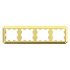ATLASDESIGN ANTIQUE 4-постовая рамка, универсальная, ЗОЛОТО