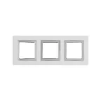 Рамка из алюминия, ''Avanti'', серая, 6 модулей