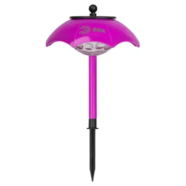 Светильник уличный ERASF22-53 на солнечной батарее садовый Зонтик Диско 1 LED 32 см