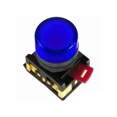 Лампа AL-22TE сигнальная синяя неоновая