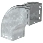 Поворот плавн. 90град тип В20 ESCA 100х150мм HDZ