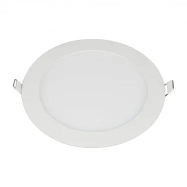 Светильник светодиодный встраиваемый. (4000К). Корпус белый . UЛм-Q236 12W/4000K WHITE