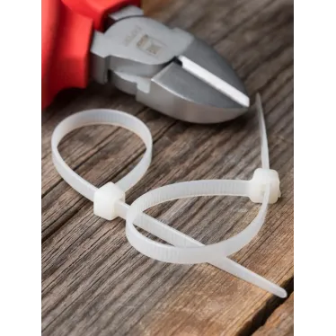 Хомут P6.6 стандартный белый 4.6x160 (100шт) FlexLock PROxima