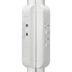 DLP Блок розеточный пустой 8 модулей белый