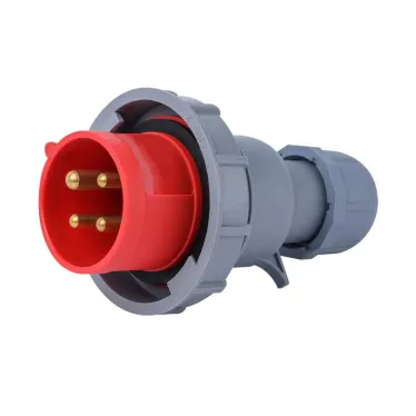 Вилка переносная 3Р+РЕ 16А 380В IP67 ВП-103