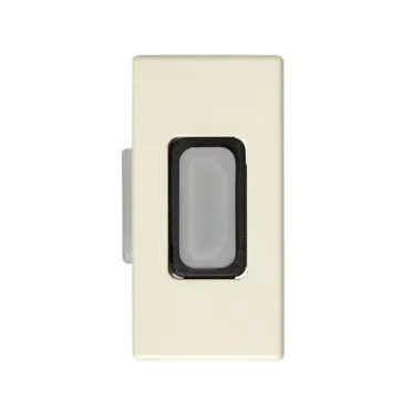 Разъем HDMI узкий (мама-мама) S27 слоновая кость