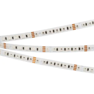 Лента LED RT-G120-8mm 24V RGB (11 W/m, IP20, 3838, 5m) (ARL, Открытый)