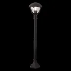 Светильник садово-парковый столб НТУ 1хE27 AC 220В Черный IP54 200х200х1000мм Алюминий max 60Вт ландшафтный Aura Gauss