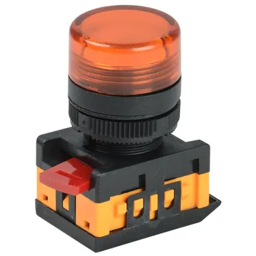 Лампа AL-22TE сигнальная желтая неон