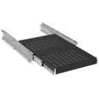 Полка выдвижная серверная 140кг 700мм черная by ZPAS