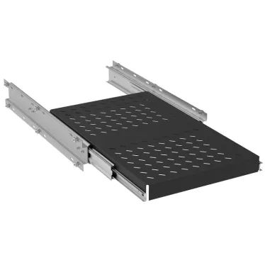 Полка выдвижная серверная 140кг 700мм черная by ZPAS