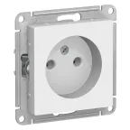 Розетка ATLASDESIGN без заземления 16А механизм белый