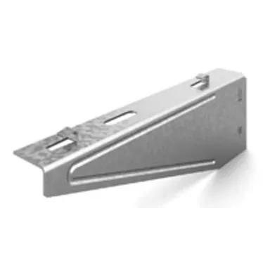 Кронштейн настенный для проволочного лотка безвинтовой 100 мм, толщина 1,5 мм, Сендзимир цинк