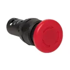 Кнопка SW2C-11MZ повортная красная Грибок 1з+1р