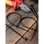 Хомут 3.6х250 черный нейлон (100шт)