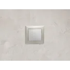 Выключатель одноклавишный, в рамку, белый