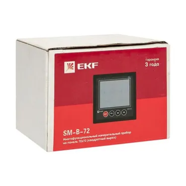 Многофункциональный измерительный прибор SM-B-72 на панель 72х72