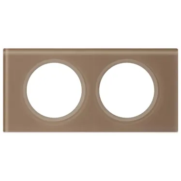 Рамка, двухпостовая, смальта мокка