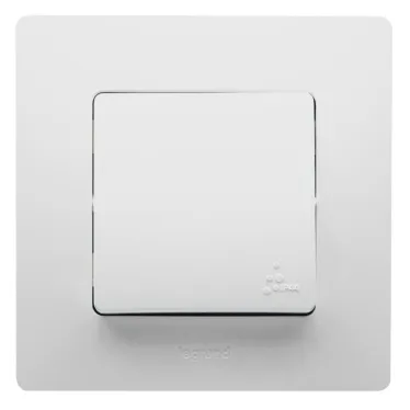ETIKA Переключатель IP44 белый 10АХ