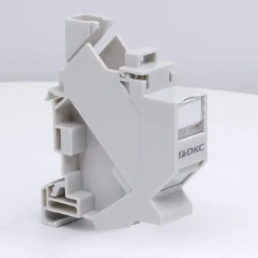 Адаптер на DIN рейку для модулей Keystone (для модулей форм-фактора S19)