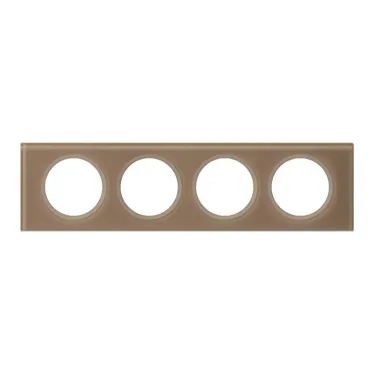 Рамка, четырехпостовая, смальта мокка