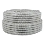 Труба гибкая 20мм с протяжкой серая (100м) Plast