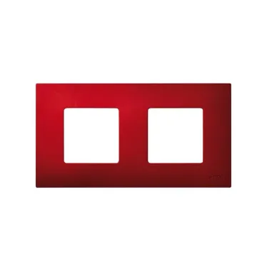 Рамка-декор на 2 поста для 2700620-03., S27Pl, Артик красный