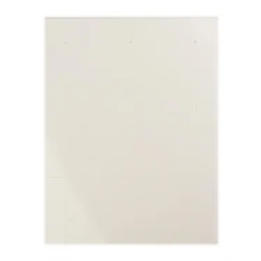 Табличка полужесткая 49x15мм. Клейкое основание. ПВХ-0,5. Белая (12 шт. на пластине, упак. по 10 листов)