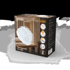 Светильник ЖКХ под лампу 1хE27 AC 220В IP54 круг D176х190мм с решеткой max 60Вт НБП Gauss