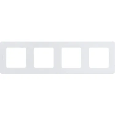 Рамка 4 поста INSPIRIA белая