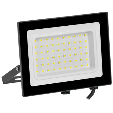 Прожектор СДО 06-70 светодиодный черный IP65 6500K IEK