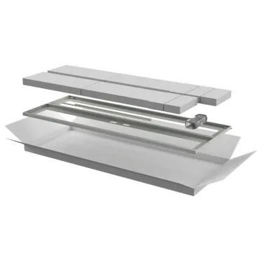 Дверь перфорированная двустворчатая для шкафа LINEA N 28U 600мм серая