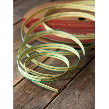 Трубка термоусаживаемая ТУТ нг 8/4 жел-зел рулон PROxima