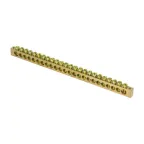 Шина PEN ноль-земля 8х12мм 24 отверстия латунь крепеж по краям PROxima