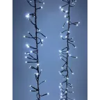 Гирлянда LED Нить Мишура 3,9 м зеленый провод, холодный свет, 220V ENIN - GC