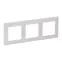 Valena LIFE Рамка 3 поста белая универсальная
